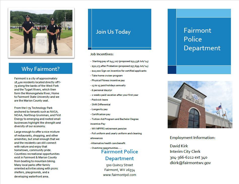 Hiring Brochure Page 1
